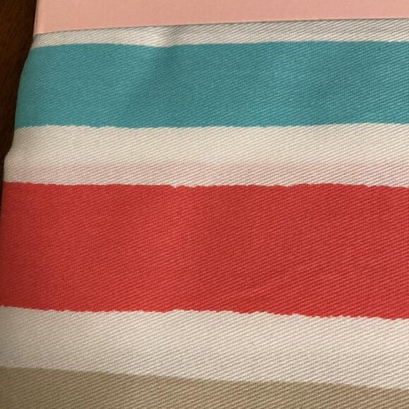 NWT kate spade "Painted Stripe" Shower Curtain - Picture 3 of 5